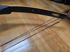 Vintage PSE Compound Bow Set PSE Laser Magnum with Bowfishing Retriever