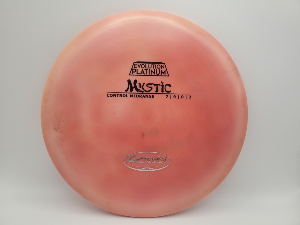 Gateway Discs Evolution Platinum Mystic 173g Pink Disc Golf Midrange OOP RARE