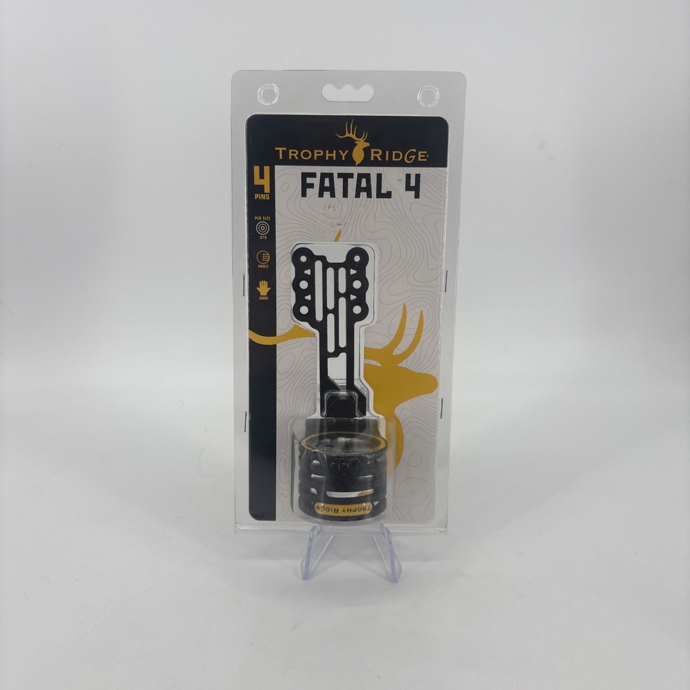 Trophy Ridge Fatal 4…4-Pin .019 Fiber Optic Bow Sight