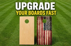 American Flag Cornhole Board Wraps Set of 2 Distressed Vinyl Decals Laminated