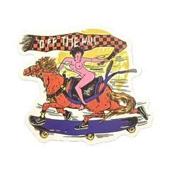 Vans Off The Wall Sticker Lot Skateboarding Promo Decals 5 Piece Set