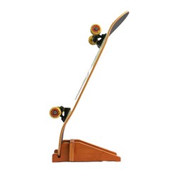 COR Surf Skateboard Floor Stand | Premium Bamboo Skateboard Display Holder | …