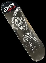 RARE Chris Cole SOTY Grim Reaper Zero Skateboard Deck 8.25” Thrasher NEW