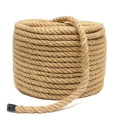 1/2 Inch 200 FT Jute Rope Heavy Duty Natural Twisted Hemp Gardening Landscape