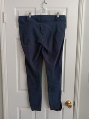 Tailored Sportsman Womens Riding Pants Breeches 38×30 Navy Blue USA *Notes*