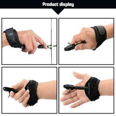 Archery Wrist Release Aid Trigger Adjustable Strap Caliper Compound Bow Hunting