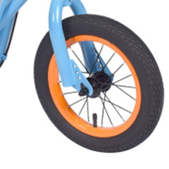 Kick Scooter Bike for 6-12 Years-Old Kids with Adjustable Handlebar, 12 In. Infl