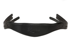 Lumiere Dressage Anatomic Monocrown Headpiece, Bridle Crown Piece, Black, Full