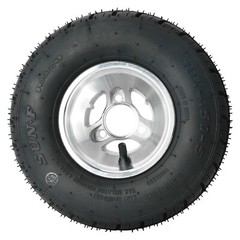 5»inch 10×4.50-5 Front Tire Wheel Rim Road Tire for Go Kart Racing Karting Golf