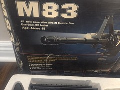 Double Eagle M83 A2 Electric Airsoft Rifle 37″ overall + Ammo