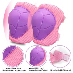 Kids Protective Gear Set, Knee Pads for Kids 3-10Years Toddler Knee and Elbow…