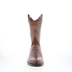 Dingo Trail Boss DI-108 Mens Brown Leather Pull On Cowboy Western Boots 10