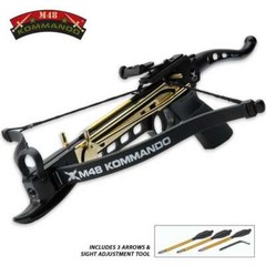 M48 Tactical Powerful Self Cocking Hunting Crossbow Pistol Bow 80lb with Arrows