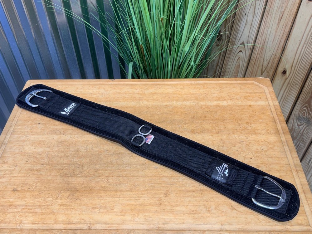 PROFESSIONAL’S CHOICE Ventech Black Neoprene Western Horse Cinch Girth ~36″
