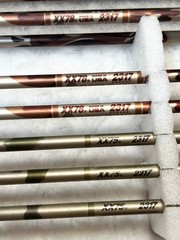 MIXED LOT OF 17 Easton 2317 & 2514 Camo XX78 SUPER SLAM Aluminum Arrows