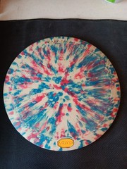 NEW O-Lace Vibram Disc 176g Multicolored Distance Driver Medium Rubber OOP