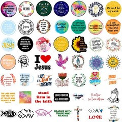 Inspirational Christian Stickers, Waterproof Bible Verse Stickers Supplies