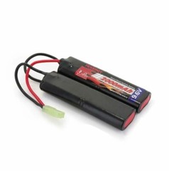 Tenergy 9.6V 2000mAh NiMH Airsoft Battery Pack + 8.4V 9.6V Smart Charger Option