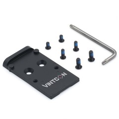 Optics Adapter Plate for Glock 19 17 MOS, Compatible with Holosun 407C/507C/5…