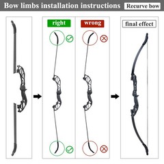 20-55lb Archery 53″ Takedown Recurve Bow Adults Shooting Hunting Arrows Target