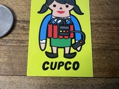 Vintage Cupco Cartoon Street Art Sticker Graffiti Obey Dface