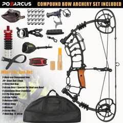 Dual-use Compound Bow Set – Compound Bows for Archery Arrows & Slingshot Stee…
