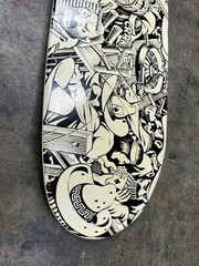 Santa Cruz Jason Jesse Skateboard Deck Veterans Division Shape Bar Scene Unused