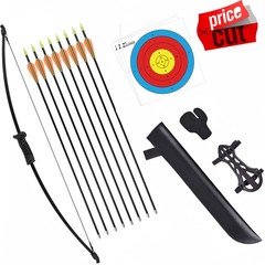 Archery Bow and Arrow Set Compound Kit Target Practice Hunting Shooting for Kids