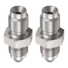 3AN Male to 3AN 3/8-24 Male Inverted Flare 3AN TO 3/8-24 Inverted Fitting(2pcs)