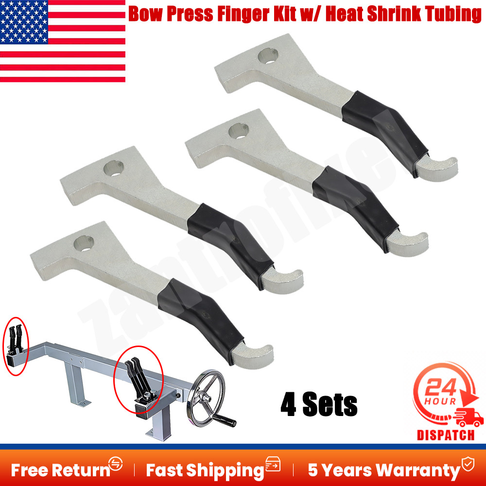 For Most Modern Compound Bows Linear Bow Press Finger Kit w/ Heat Shrink Tubing