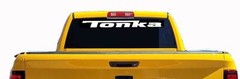 Windshield banner Tonka for Car,Truck,SUV vinyl decals stickers custom graphic