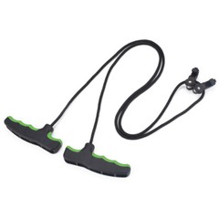 Crossbow Rope Cocking Device Silica gel handle String Aid 3-finger Cocker Rope