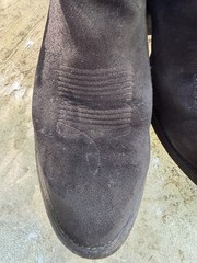 Tecovas Black Suede Leather Pull-On Western Cowboy Boots Men’s US 8.5D
