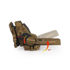 Night Vision Goggles NVG Mount for L4G24 Metal Helmet Mount PVS15/18 TAN
