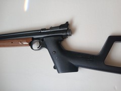 NOS CROSMAN AMERICAN CLASSIC 1377 AIR PISTOL W/ MODEL 1399 CUSTUM SHOULDER STOCK