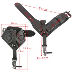Archery Compound Bow Release Aids Wrist Strap Trigger Index Finger Hook Hunting