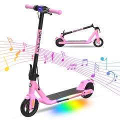 Foldable Kids Electric Scooter Pink 150W 10MPH 7 Mile Range