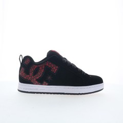 DC Court Graffik 300529-BW5 Mens Black Nubuck Skate Inspired Sneakers Shoes 17