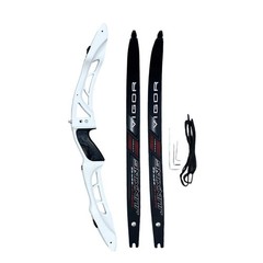 ILF 68″ Recurve Bow 25″ Aluminum Riser 20-40lbs Archery Target Hunting Shooting