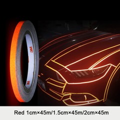 Reflective Safety Pinstripe Tape Self Adhesive Sticker Strip Decal 4-Color 45M