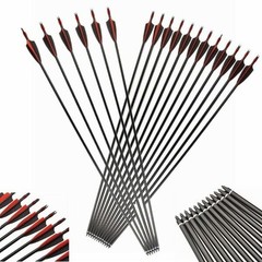 30 inch Fiberglass Arrows Archery SP500 OD 8mm For Compound/Recurve Bow Hunting