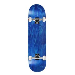 Moose Complete Skateboard Stained Blue 8.0″ Silver/White Assembled