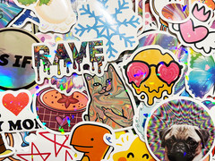1000 Random Bulk Sticker Bomb Lot Fun Variety Pack Luggage Skateboard Decals