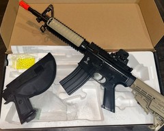 Crosman Game Face Airsoft 6mm Single Shot Rifle Pistol BBs 350 fps GFR37PKT NEW