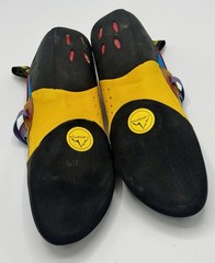 La Sportiva Men’s Oxygym Climbing Shoes Black Blue Yellow Red US 9.5 EU 42.5