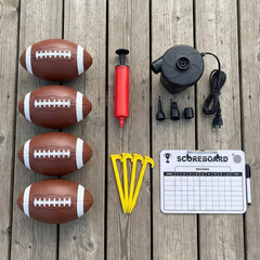 6FT Giant Inflatable Football Target Toss Game – Fun Indoor & Outdoor Yard Games