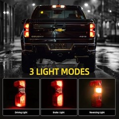 Rear Brake Tail Lights Compatible With 2019 2020 2021 2022 2023 2024 Chevy