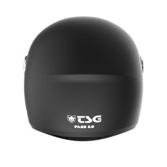 TSG Pass 2.0 Full Face Helmet , Downhill Skateboarding, L (58-60 cm), Black