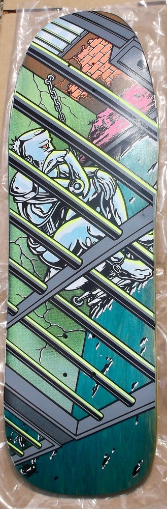 2017 PRIME JESSE MARTINEZ «JAILED ROBOT» SKATEBOARD DECK RARE WORLD INDUSTRIES