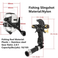 Fishing Catapult Bowfishing Reel Archery Fish Hunting Outdoor Hunt Recreation